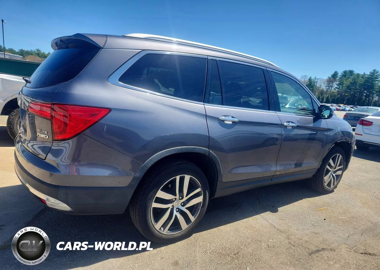 2016 Honda Pilot Elite VIN:5FNYF6H03GB123618 - 3