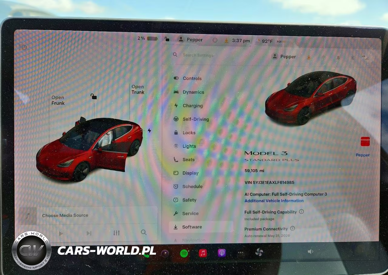 2020 Tesla Model 3 VIN:5YJ3E1EAXLF614985 - 9