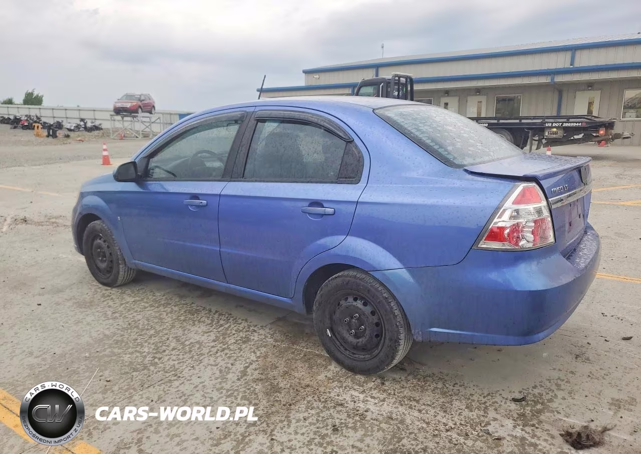 2009 Chevrolet Aveo VIN:KL1TD56E19B624786 - 2