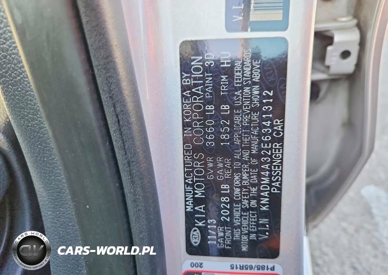 2014 Kia Rio Lx VIN:KNADM4A32E6341312 - 12