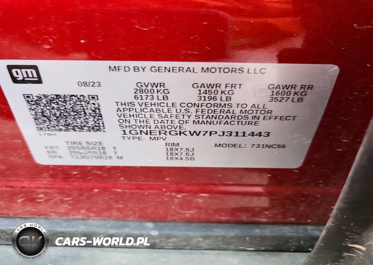 2023 Chevrolet Traverse Lt VIN:1GNERGKW7PJ311443 - 14