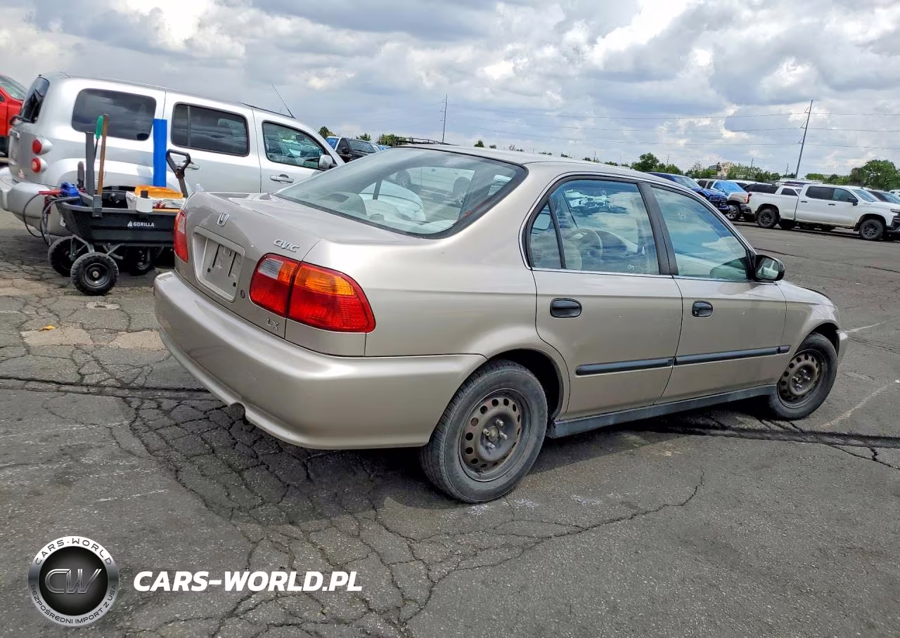 2000 Honda Civic Lx VIN:1HGEJ6673YL013668 - 3
