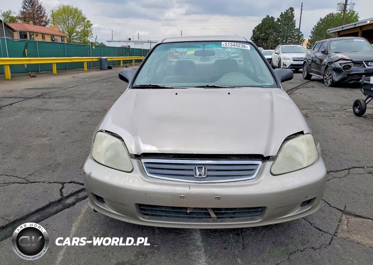 2000 Honda Civic Lx VIN:1HGEJ6673YL013668 - 5