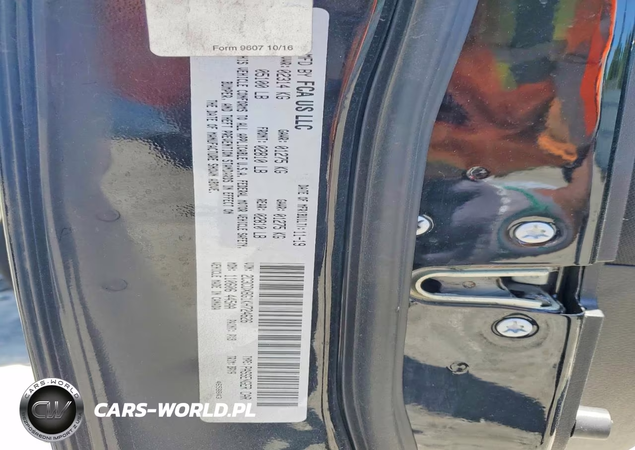 2019 Dodge Charger Sxt VIN:2C3CDXBG1KH724626 - 13