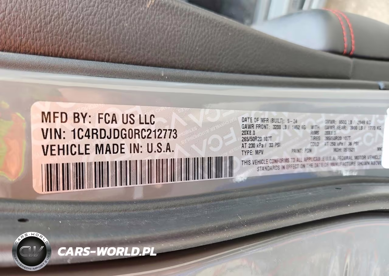 2024 Dodge Durango Gt VIN:1C4RDJDG0RC212773 - 14