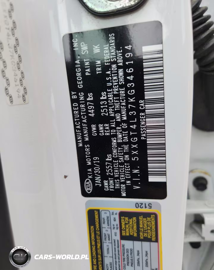 2019 Kia Optima Lx VIN:5XXGT4L37KG346194 - 12