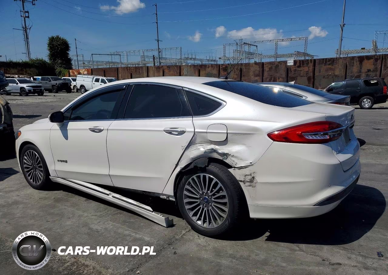 2018 Ford Fusion Se Hybrid VIN:3FA6P0LU6JR204586 - 2
