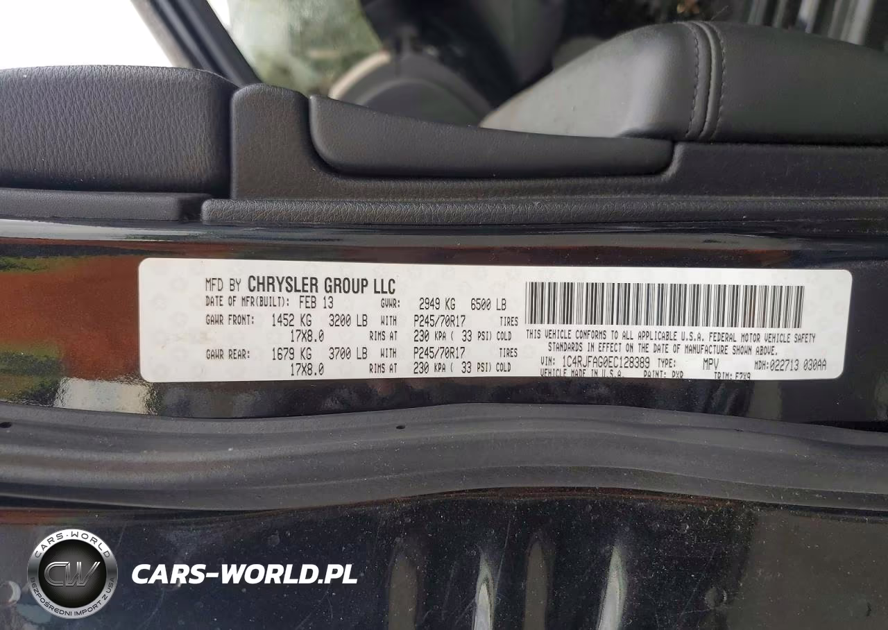 2014 Jeep Grand Cherokee Laredo VIN:1C4RJFAG0EC128389 - 13
