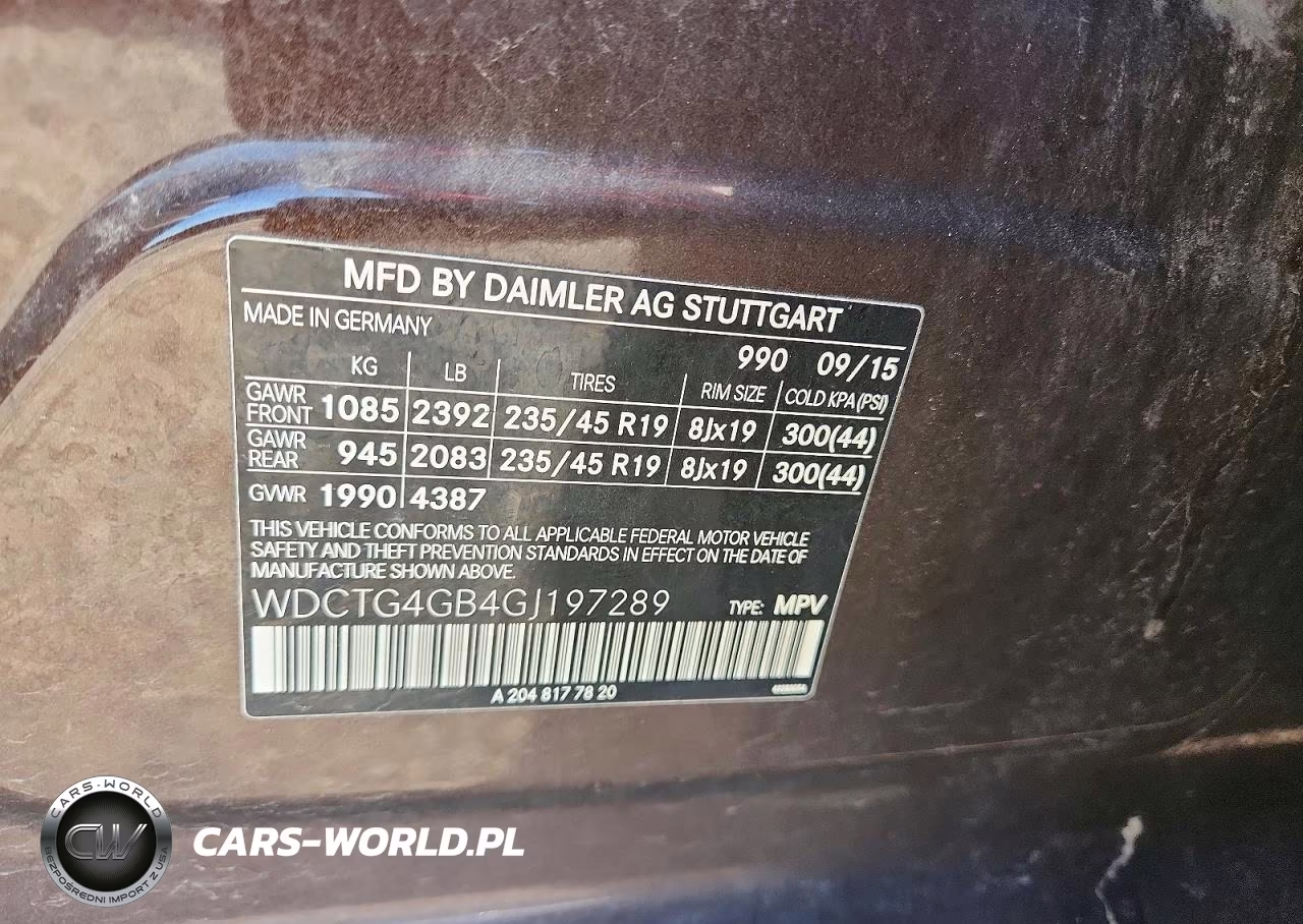 2016 Mercedes-Benz Gla 250 4Matic VIN:WDCTG4GB4GJ197289 - 13