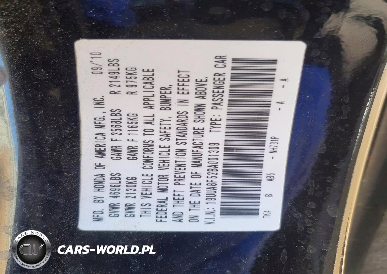 2011 Acura Tl VIN:19UUA8F52BA001309 - 12