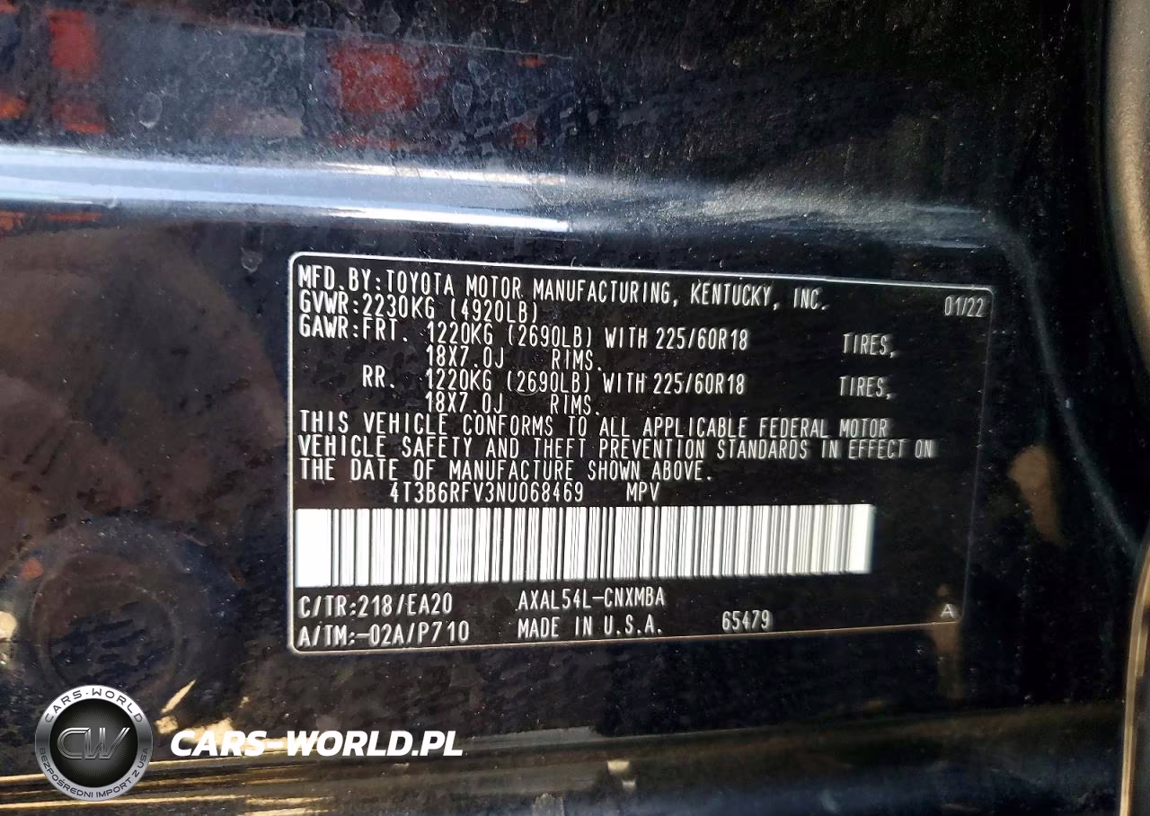 2022 Toyota Rav4 Hybrid Xle Premium VIN:4T3B6RFV3NU068469 - 13