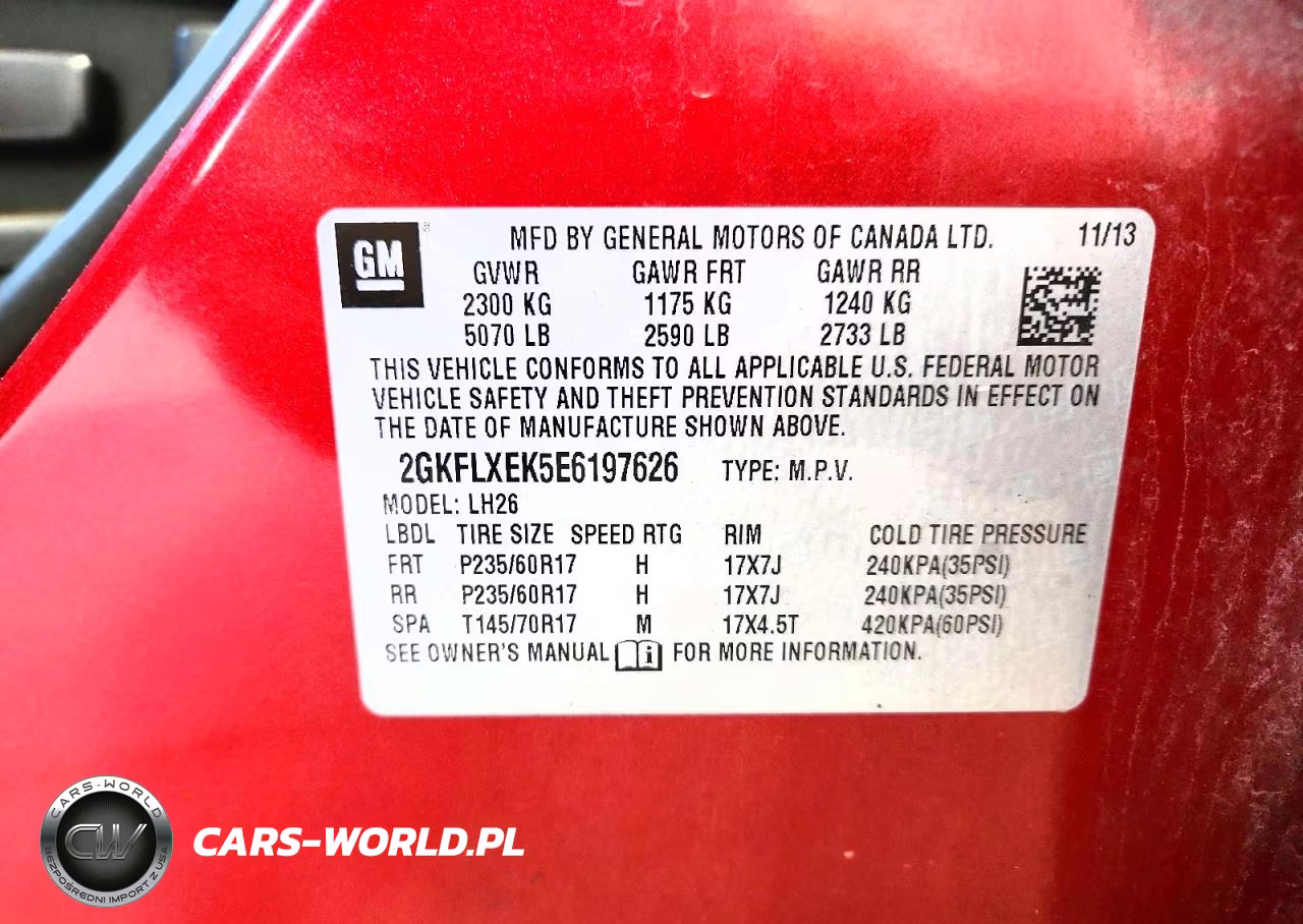 2014 GMC Terrain Slt VIN:2GKFLXEK5E6197626 - 13