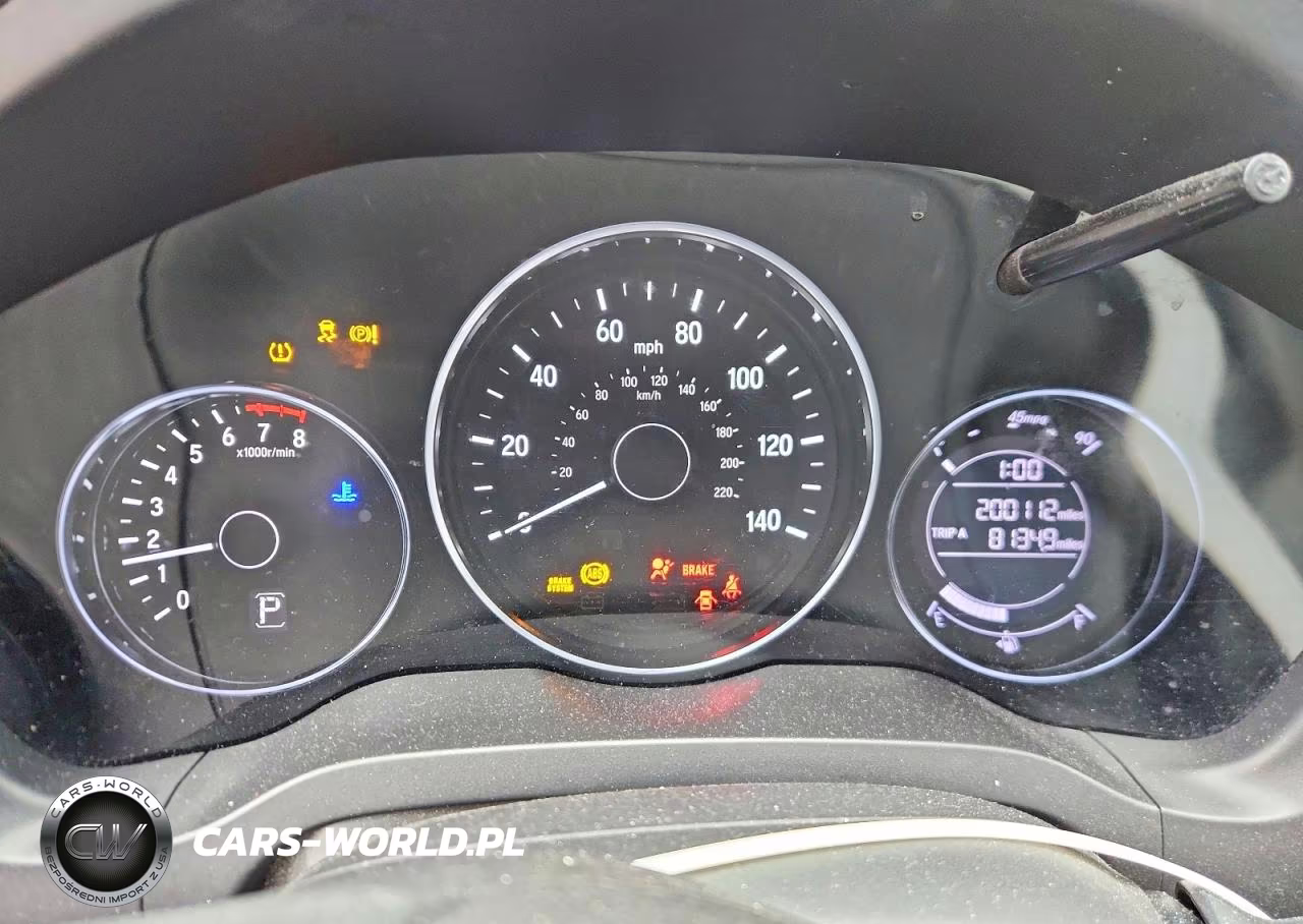 2019 Honda Hr-V Lx VIN:3CZRU6H35KG704295 - 9