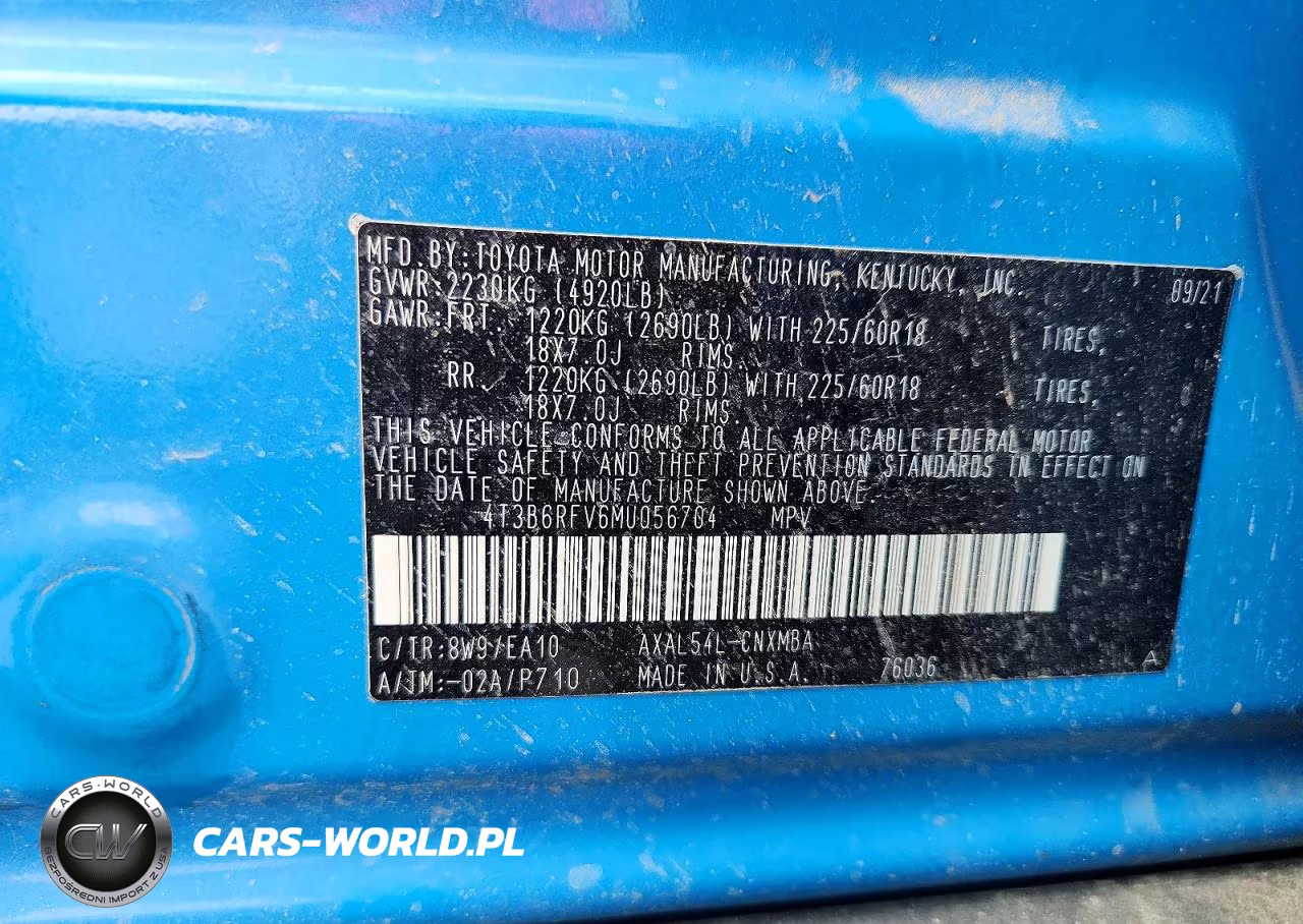 2021 Toyota Rav4 Hybrid Xle Premium VIN:4T3B6RFV6MU056704 - 14