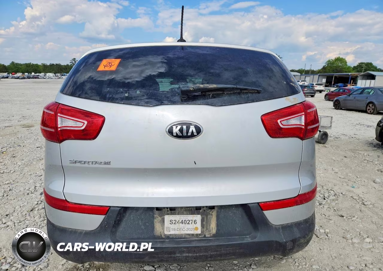 2013 Kia Sportage Lx VIN:KNDPBCA27D7394636 - 6