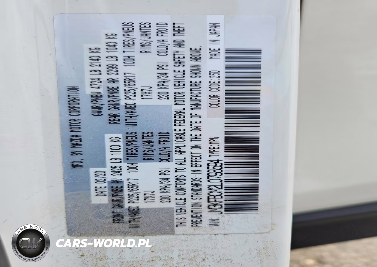 2020 Mazda Cx-5 Touring VIN:JM3KFBCM2L0798594 - 14