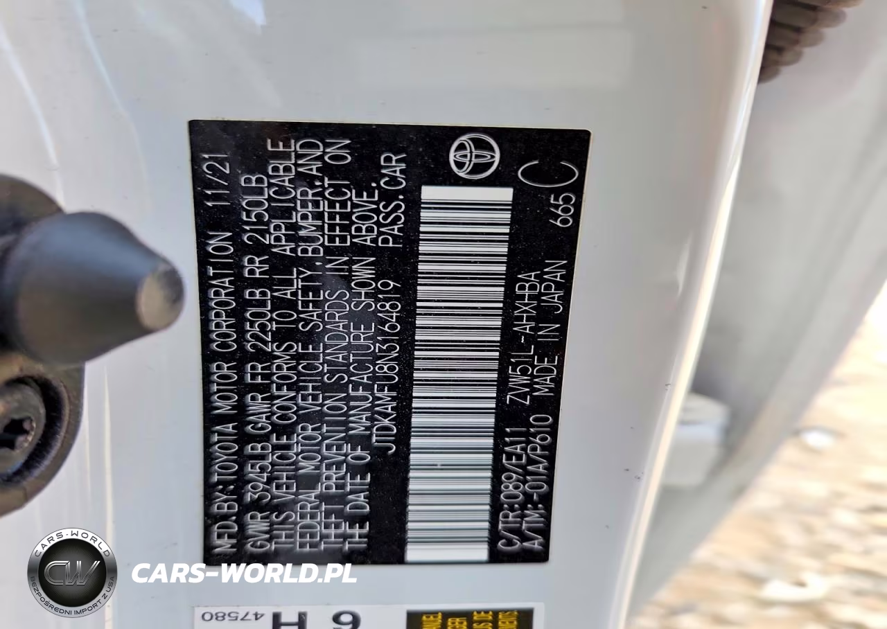 2022 Toyota Prius Limited VIN:JTDKAMFU8N3164819 - 14