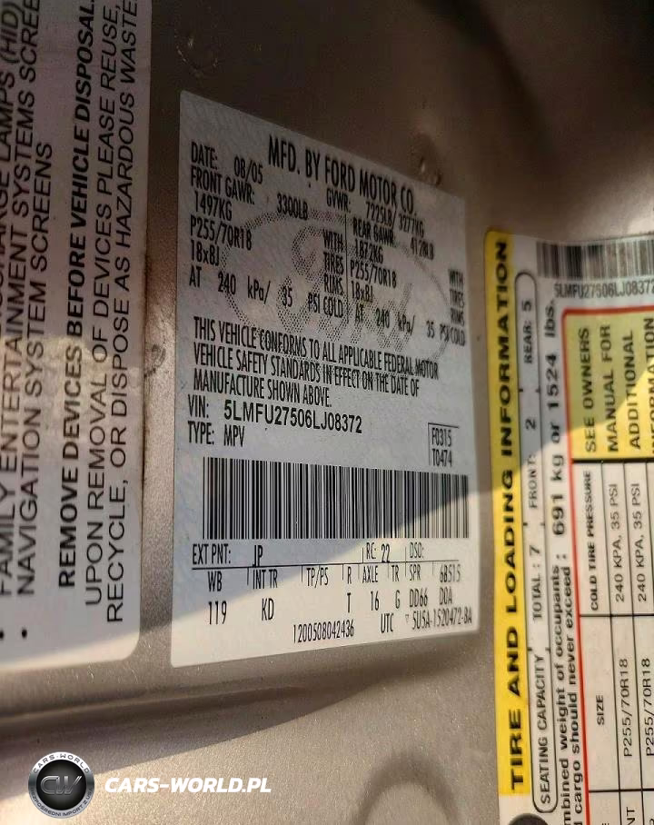 2006 Lincoln Navigator VIN:5LMFU27506LJ08372 - 13