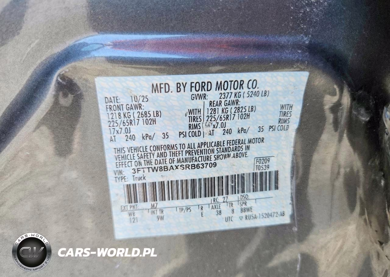 2025 Ford Maverick Xl VIN:3FTTW8BAXSRB63709 - 12