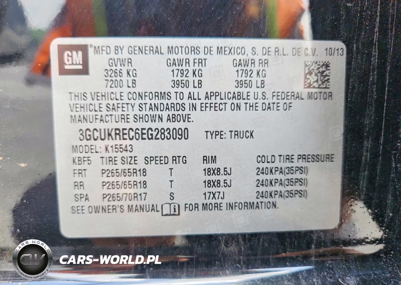 2014 Chevrolet Silverado K1500 Lt VIN:3GCUKREC6EG283090 - 12