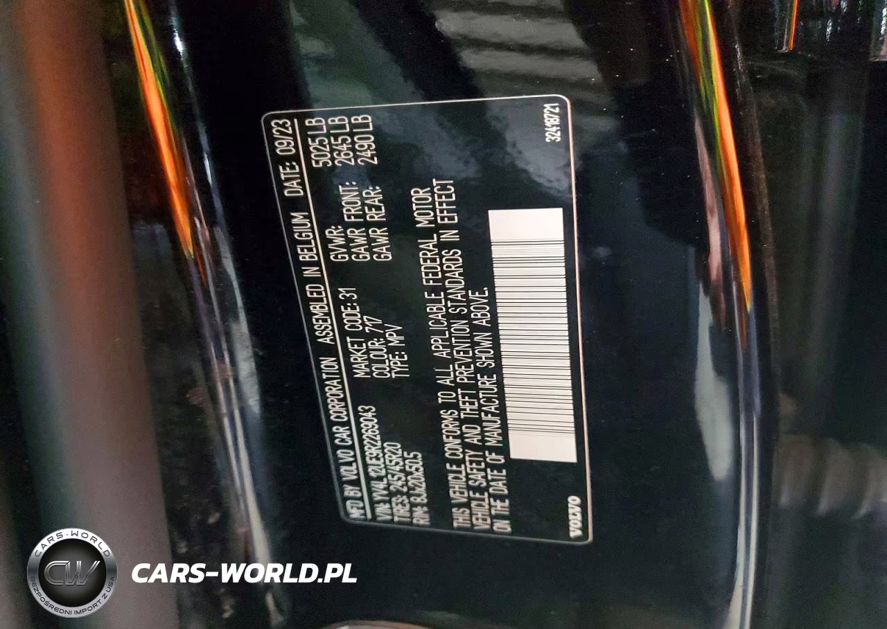 2024 Volvo Xc40 Plus VIN:YV4L12UE9R2269043 - 13