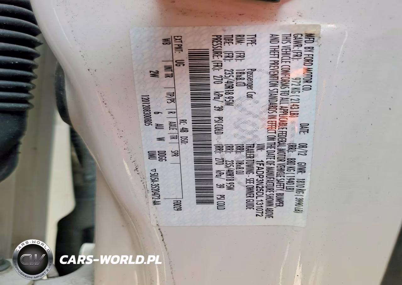 2013 Ford Focus Titanium VIN:1FADP3N25DL131072 - 12