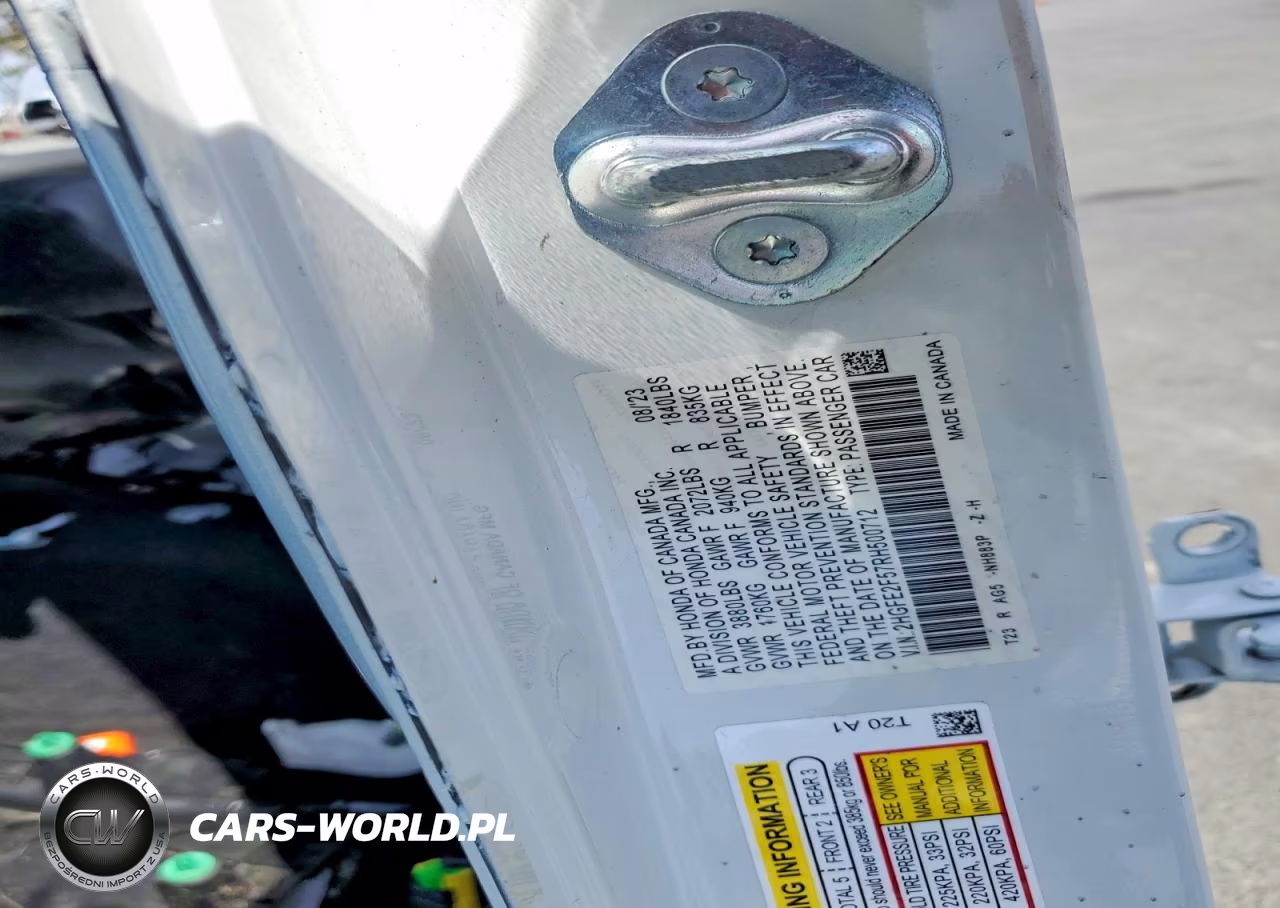 2024 Honda Civic Sport VIN:2HGFE2F57RH500712 - 12