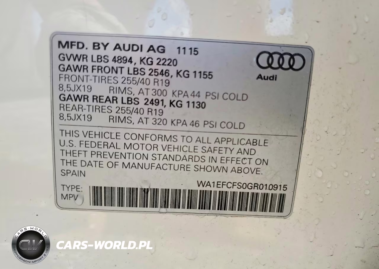 2016 Audi Q3 Premium Plus VIN:WA1EFCFS0GR010915 - 12
