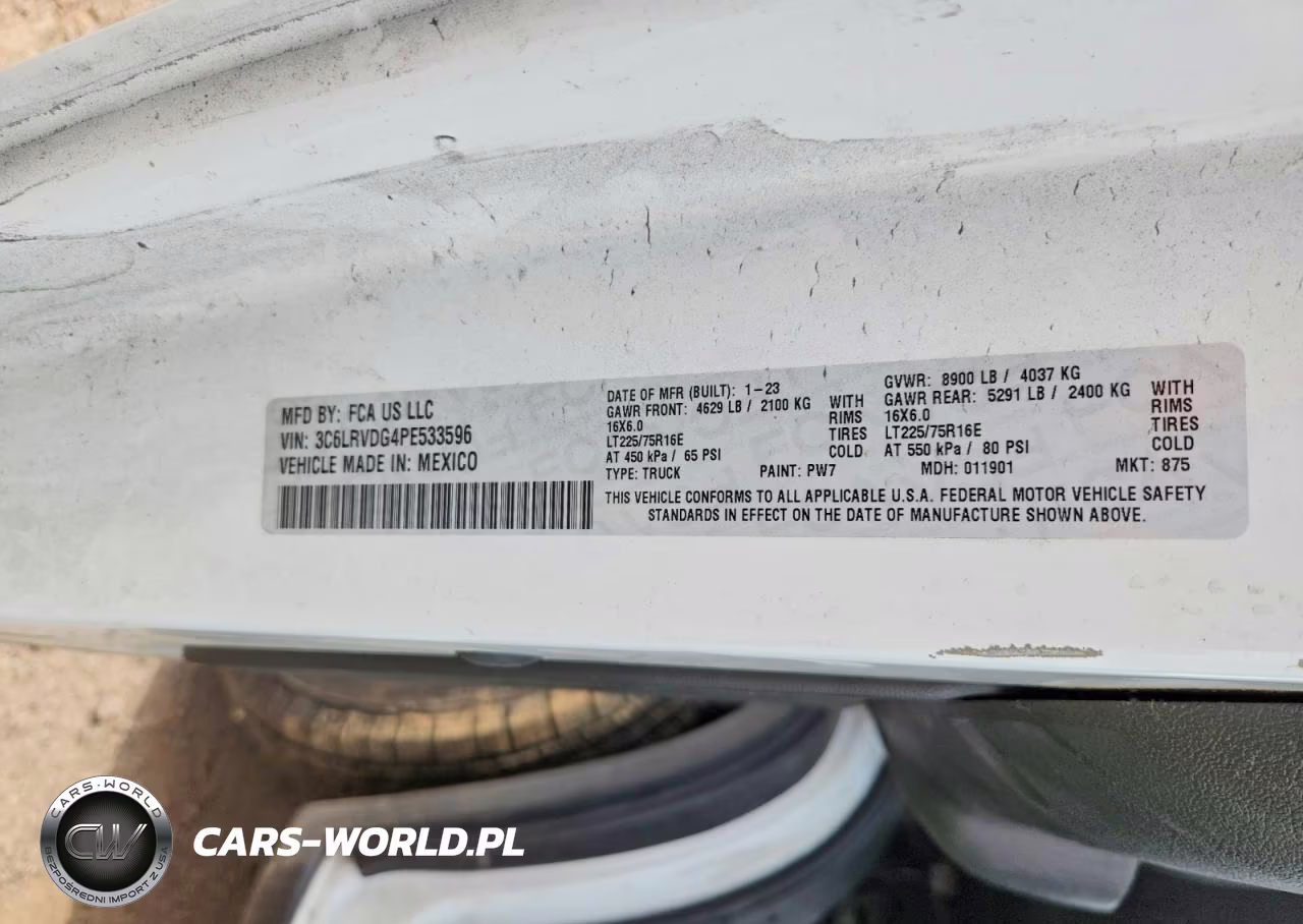2023 Ram Promaster 2500 2500 High VIN:3C6LRVDG4PE533596 - 13