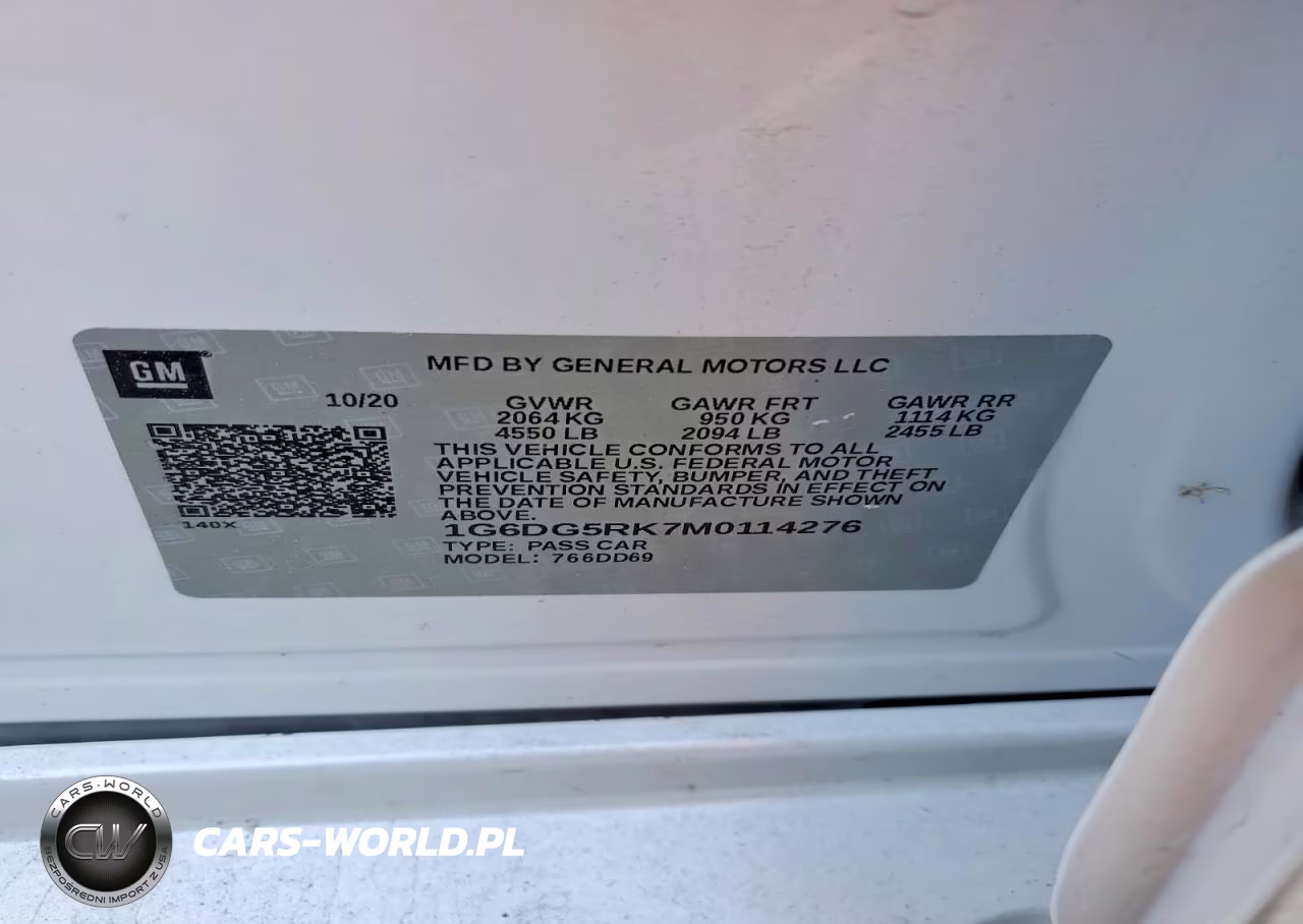 2021 Cadillac Ct4 Sport VIN:1G6DG5RK7M0114276 - 13