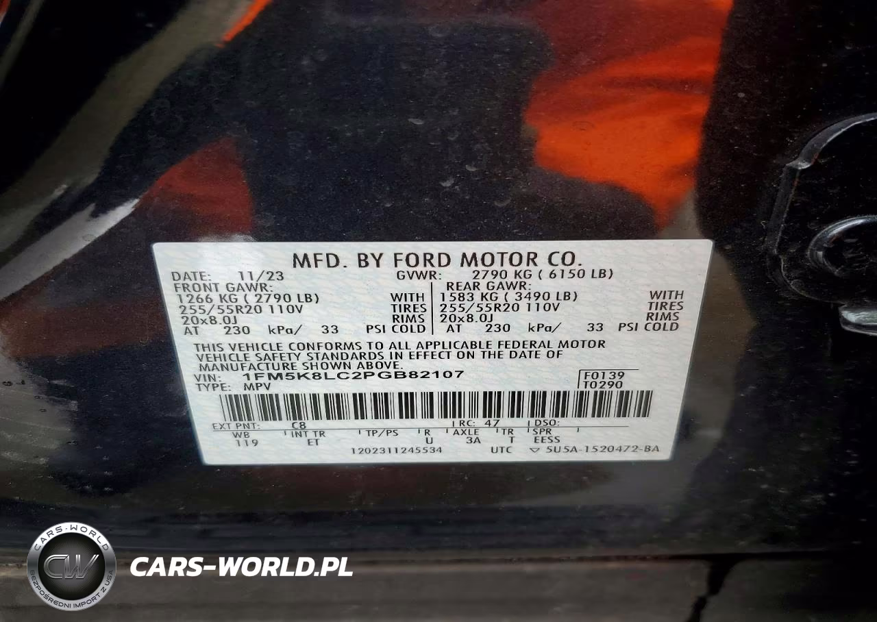 2023 Ford Explorer King Ranch VIN:1FM5K8LC2PGB82107 - 14