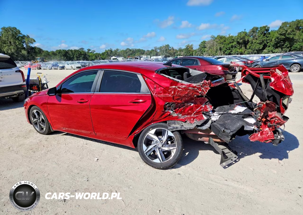2021 Hyundai Elantra Sel VIN:KMHLN4AG0MU139007 - 2