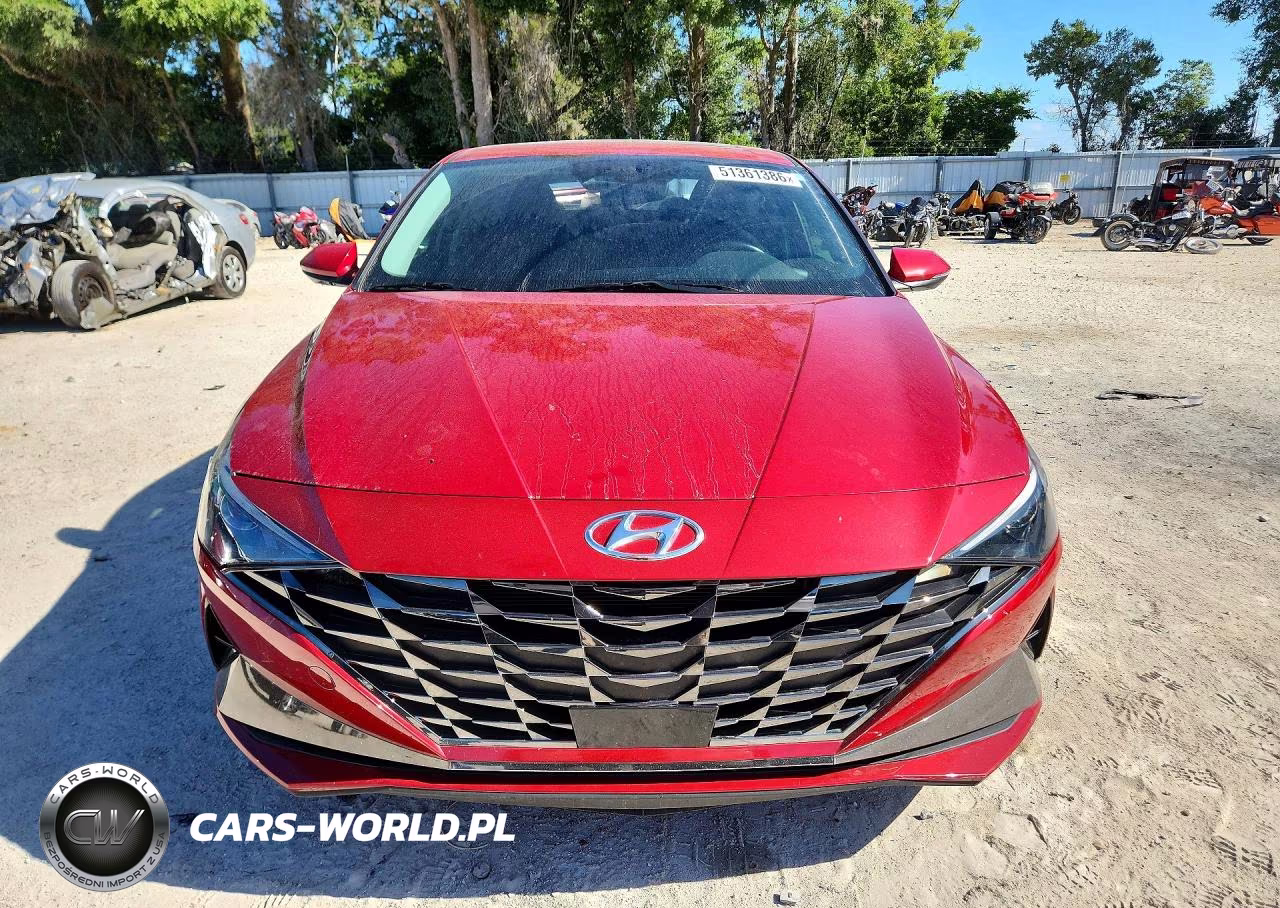 2021 Hyundai Elantra Sel VIN:KMHLN4AG0MU139007 - 5
