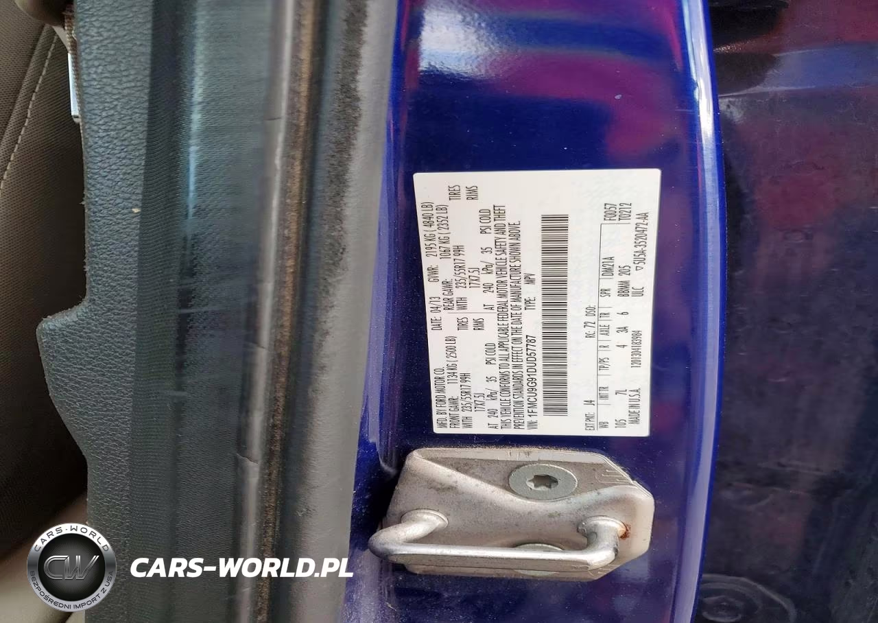 2013 Ford Escape Se VIN:1FMCU9G91DUD57787 - 14