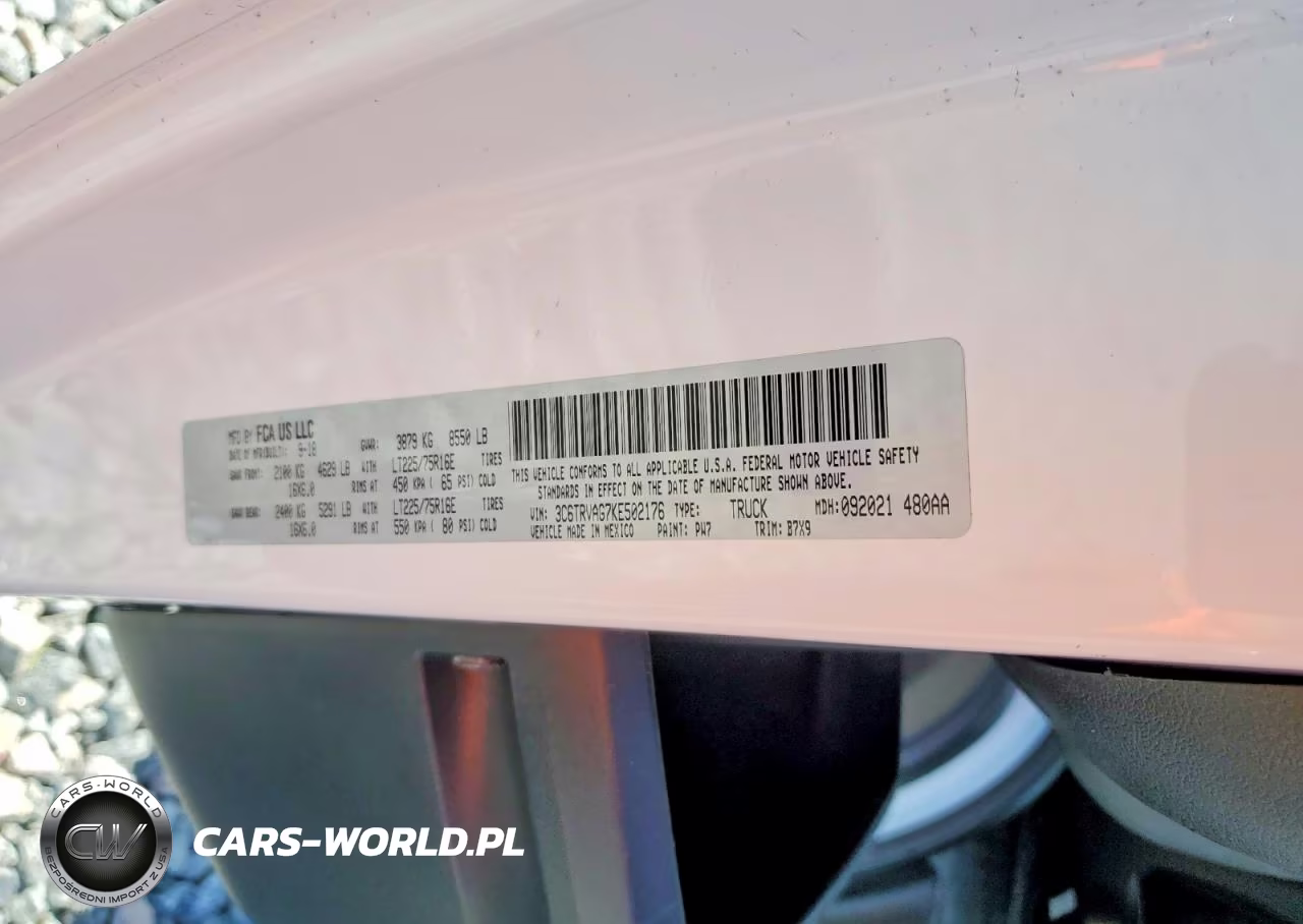 2019 Ram Promaster 1500 VIN:3C6TRVAG7KE502176 - 13