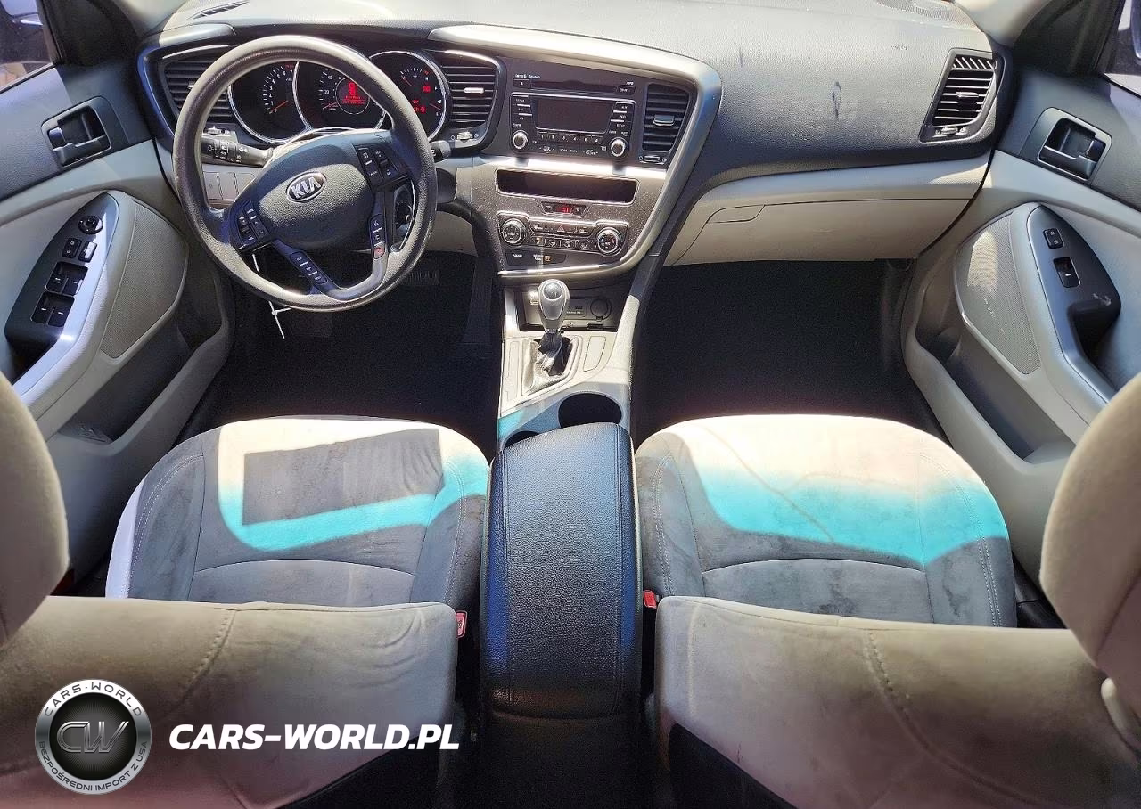 2013 Kia Optima Lx VIN:KNAGM4A7XD5325850 - 8