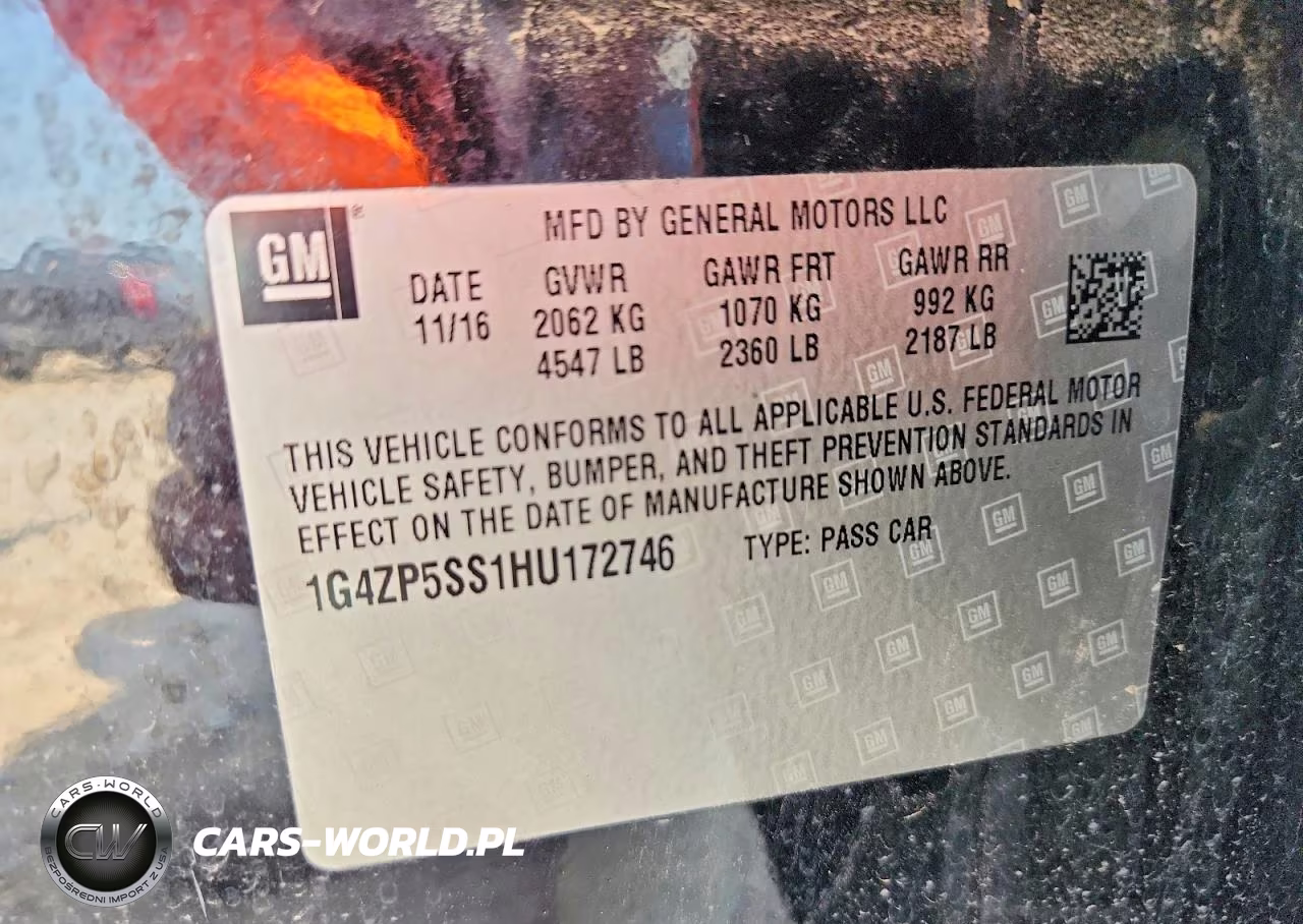 2017 Buick Lacrosse Essence VIN:1G4ZP5SS1HU172746 - 12