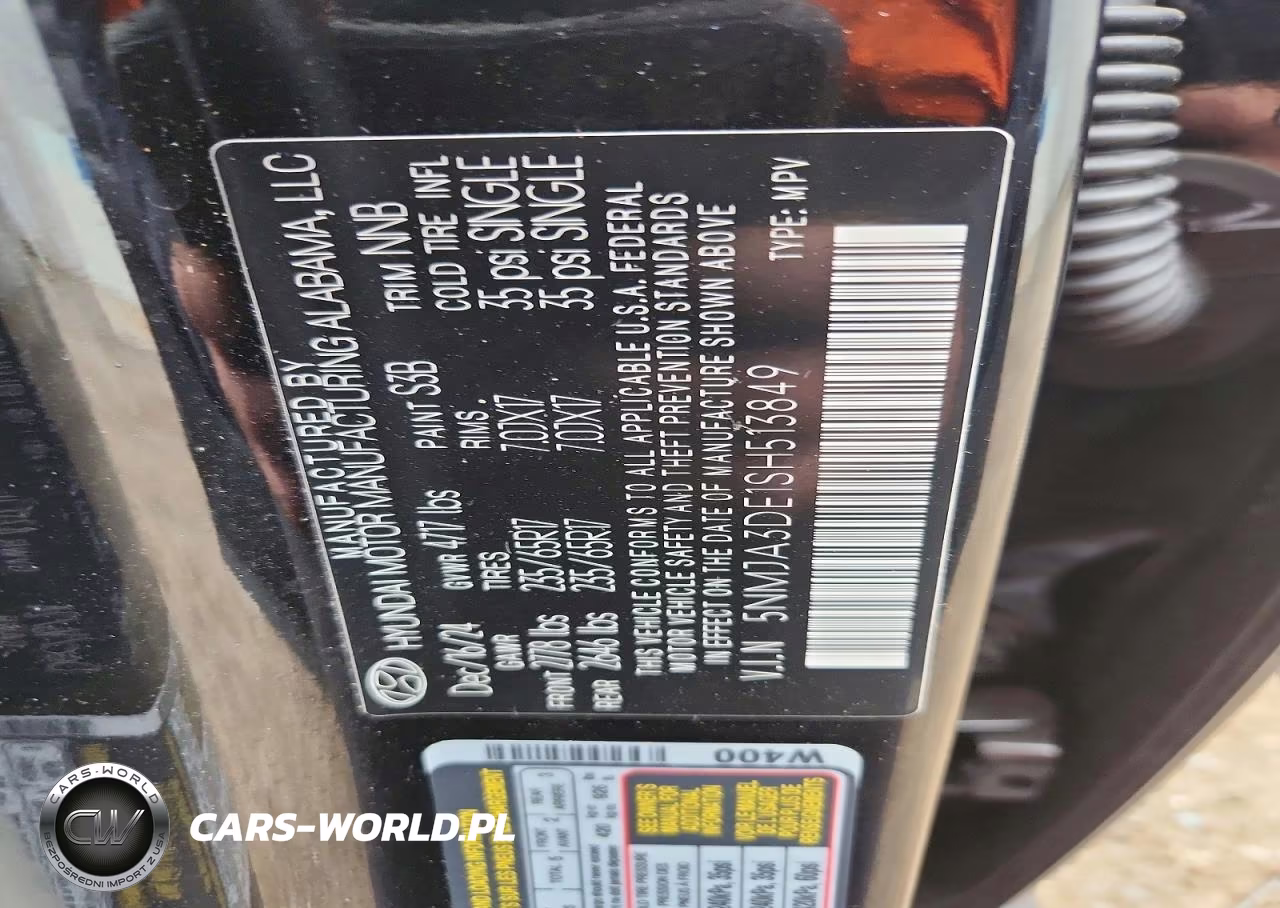 2025 Hyundai Tucson Se VIN:5NMJA3DE1SH513849 - 14