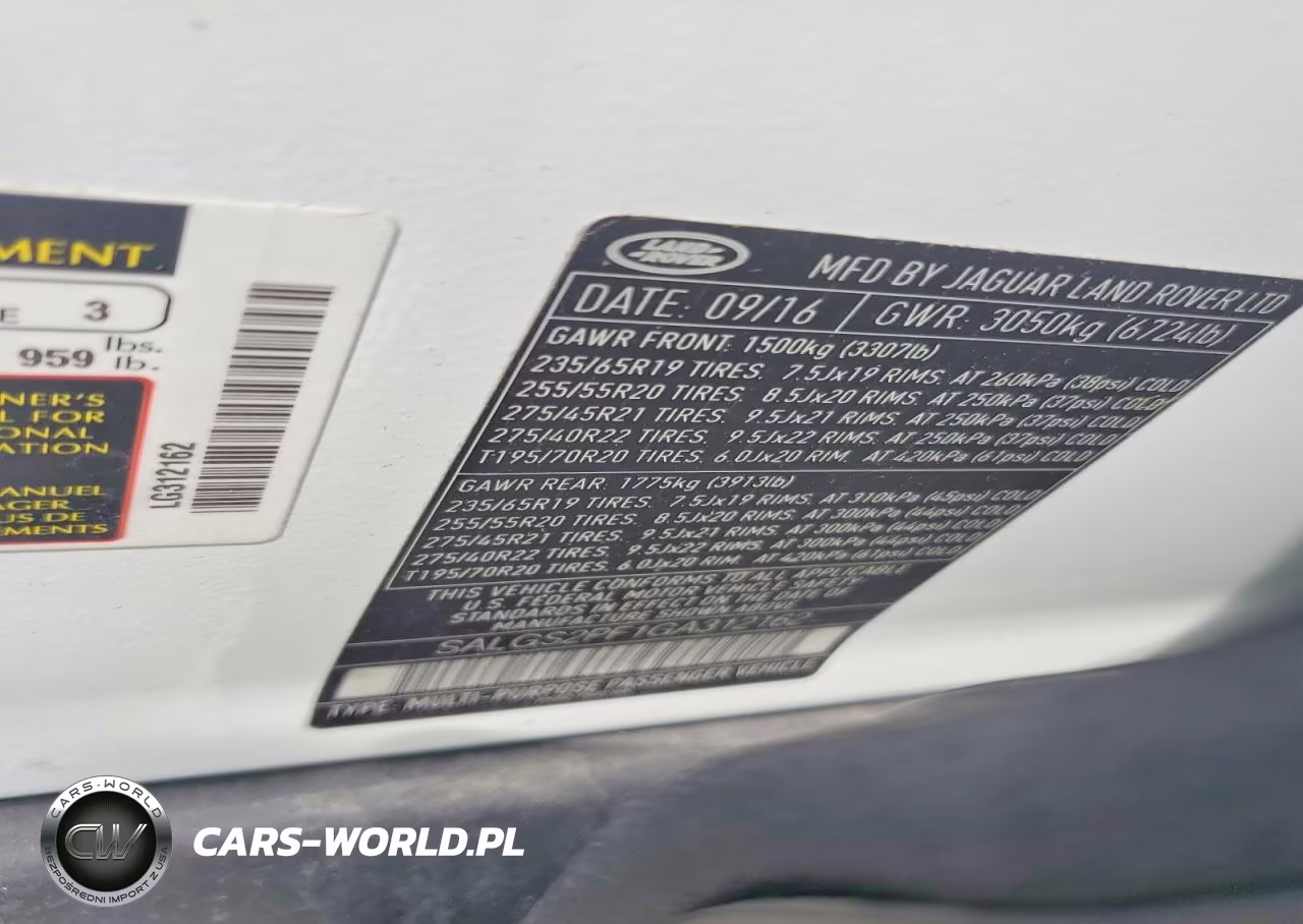 2016 Land Rover Range Rover Hse VIN:SALGS2PF1GA312162 - 13