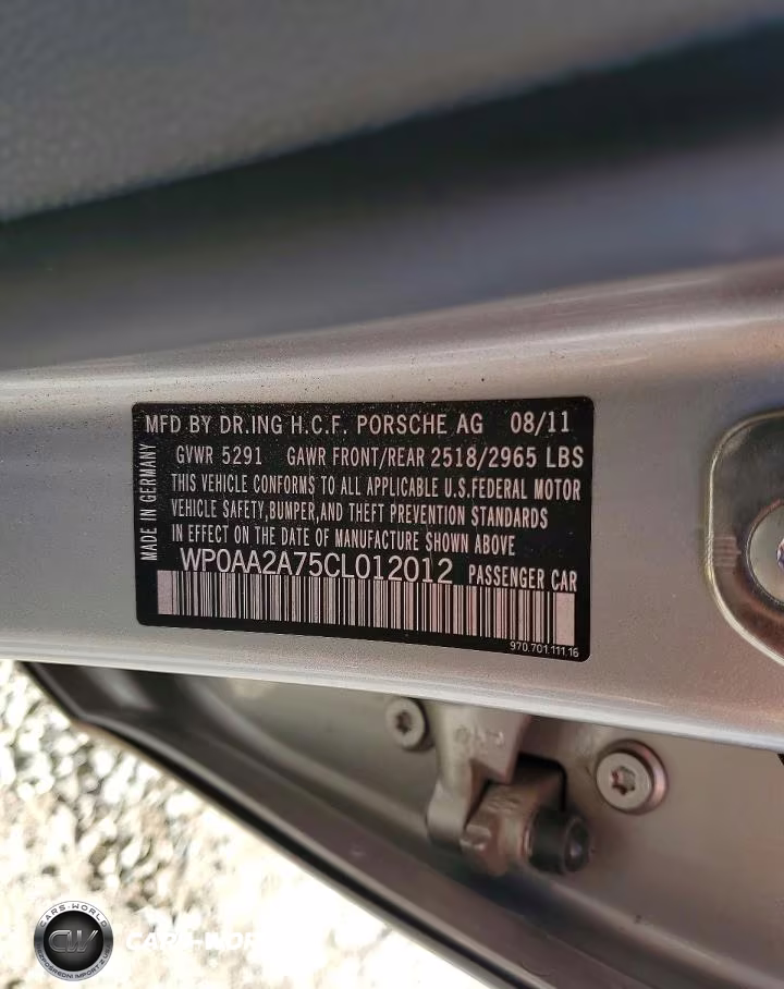 2012 Porsche Panamera 2 VIN:WP0AA2A75CL012012 - 12