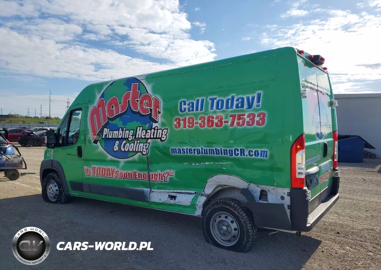 2018 Ram Promaster 2500 2500 High VIN:3C6TRVDG8JE153555 - 2