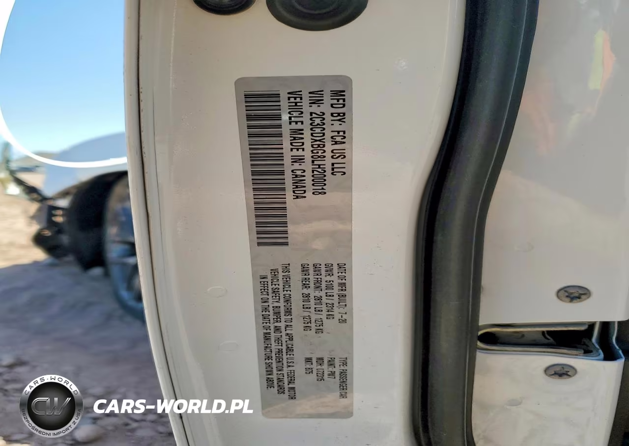 2020 Dodge Charger Sxt VIN:2C3CDXBG8LH200018 - 12