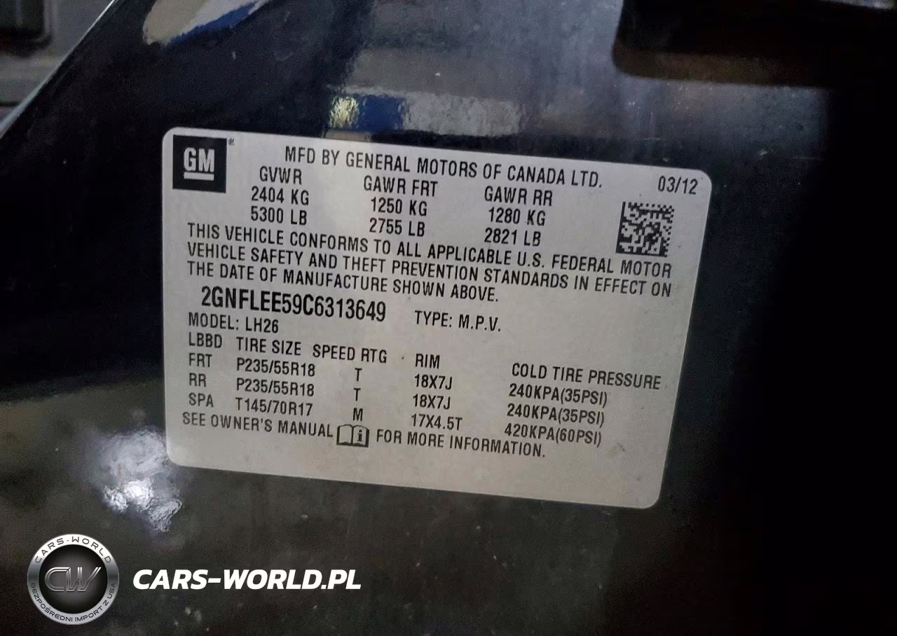 2012 Chevrolet Equinox Lt VIN:2GNFLEE59C6313649 - 14