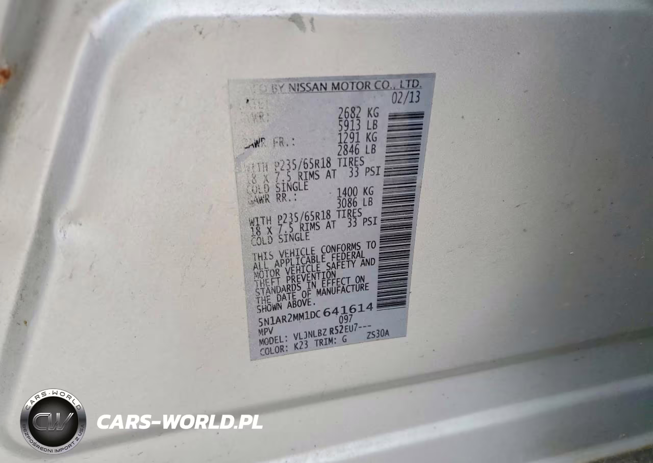 2013 Nissan Pathfinder S VIN:5N1AR2MM1DC641614 - 12