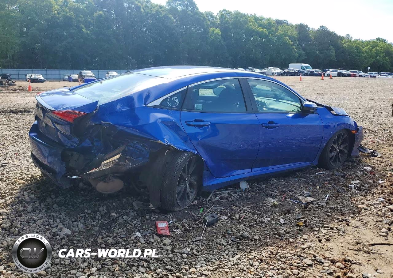 2019 Honda Civic Sport VIN:19XFC2F80KE028515 - 3
