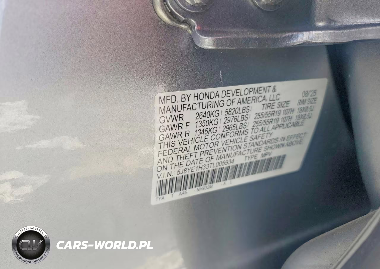 2026 Acura Mdx VIN:5J8YE1H33TL005934 - 13