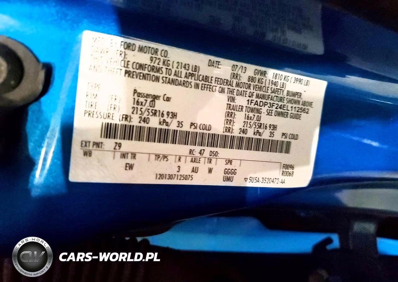 2014 Ford Focus Se VIN:1FADP3F24EL112562 - 12
