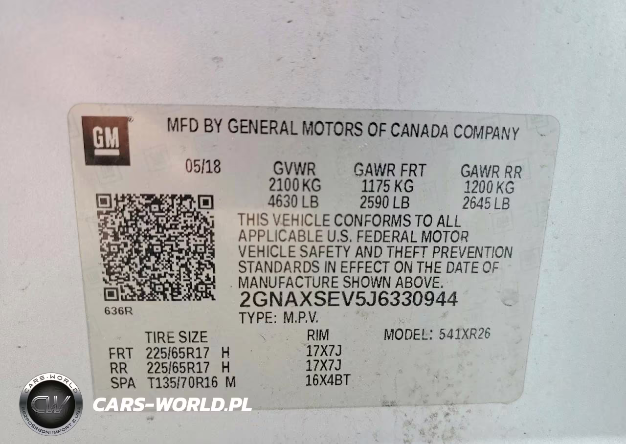 2018 Chevrolet Equinox Lt VIN:2GNAXSEV5J6330944 - 13