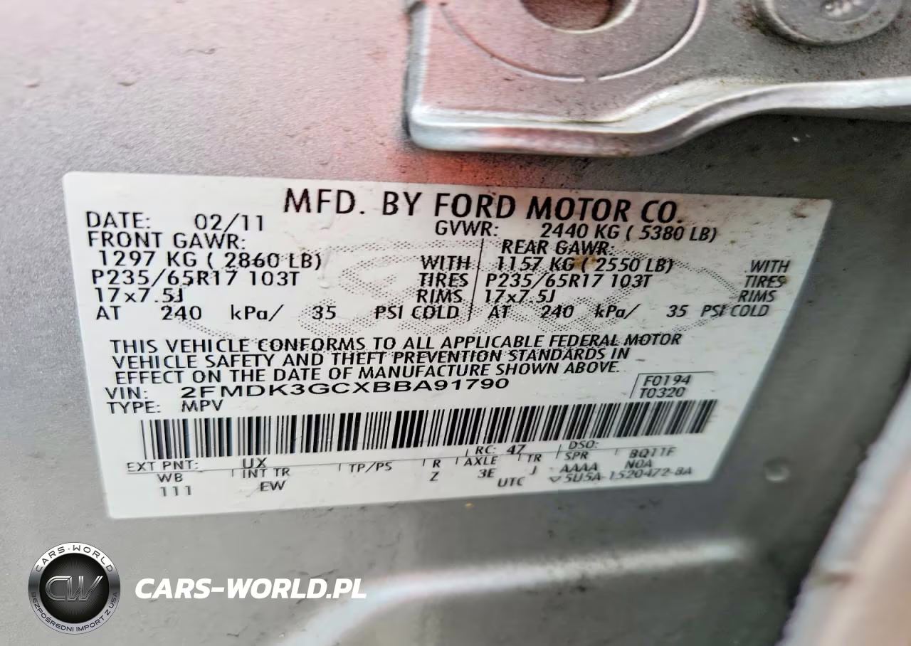 2011 Ford Edge Se VIN:2FMDK3GCXBBA91790 - 14