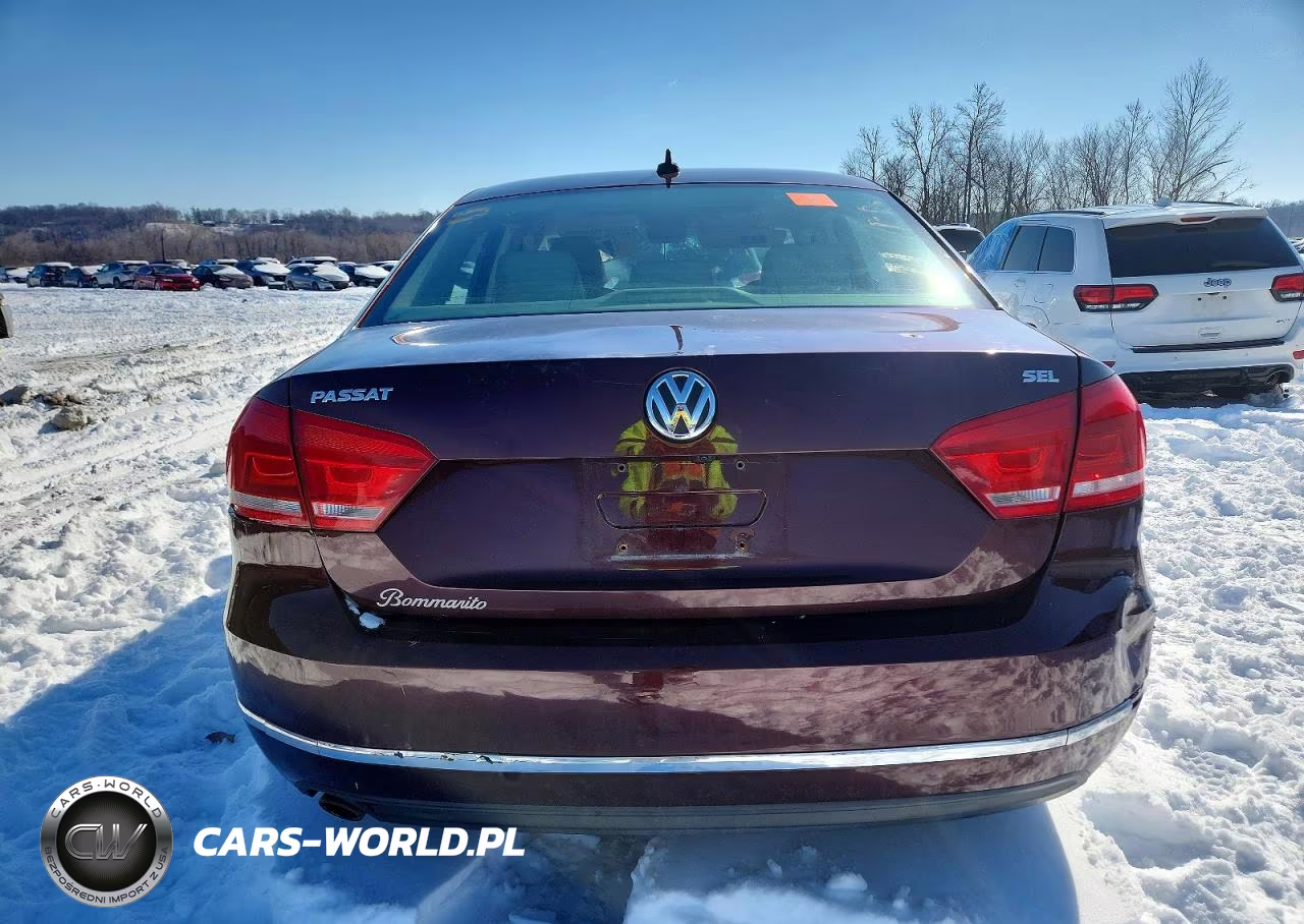 2013 Volkswagen Passat Sel VIN:1VWCH7A30DC015722 - 6